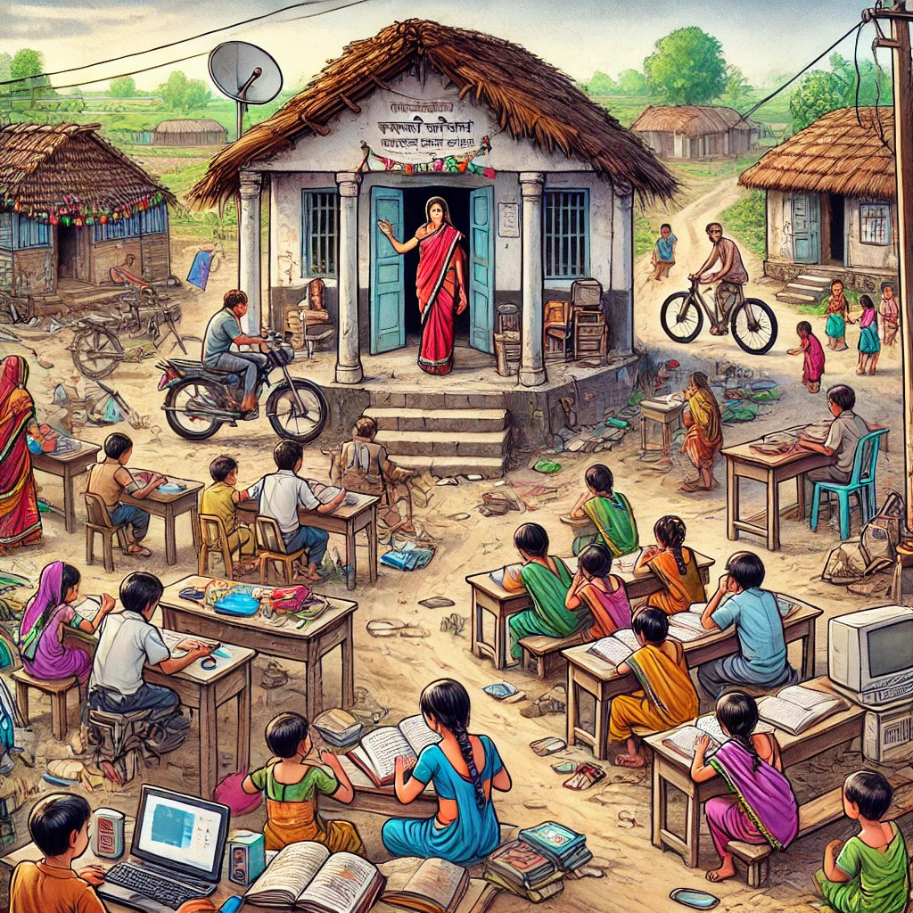 भारत के ग्रामीण क्षेत्रों में शिक्षा की चुनौतियाँ/Challenges of education in rural areas of India