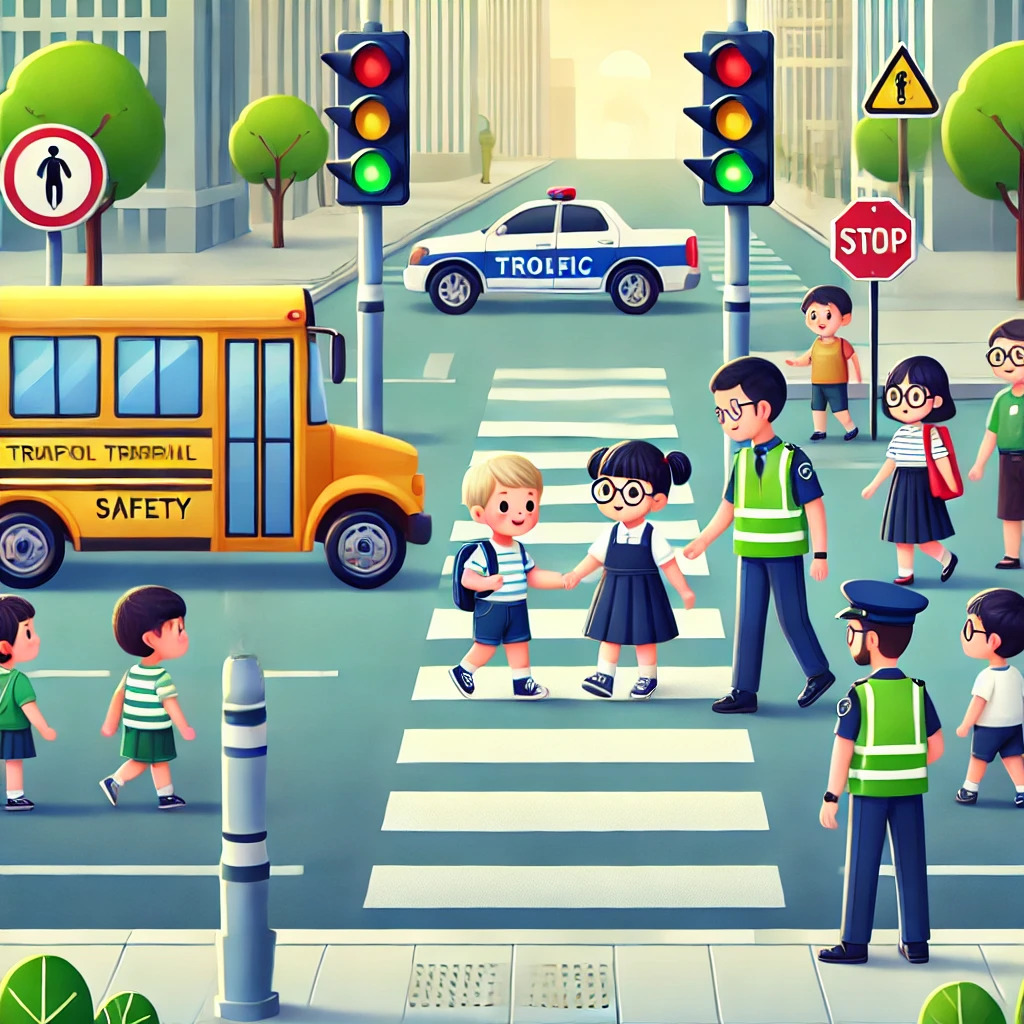 बच्चे और यातायात सुरक्षा/Children and traffic safety